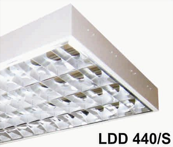 Picture of Máng đèn phản quang (gắn nổi) LDD 440/S - Duhal