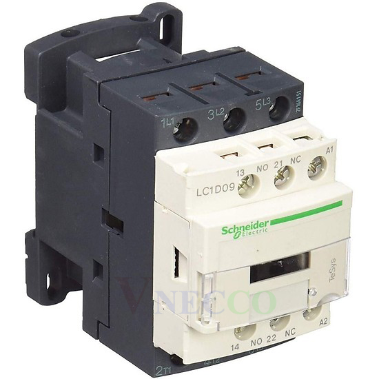 Picture of Contactor, Khởi Động Từ Schneider LC1D09Q7 9A 1NO+1NC 380V