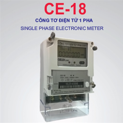 Picture of Công tơ điện Emic tử Emic 1 pha 1 giá đo xa công nghệ MESH 5(40)-10(80)A-220 230V-CCX:1