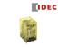 Picture of Rơ le (Relay) trung gian 8 chân dẹp có đèn 5A/24V DC IDEC RN2S-NL-D24