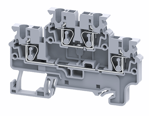 Picture of Cầu đấu dây Connectwell điện dạng kẹp 2 tầng CXDL2.5