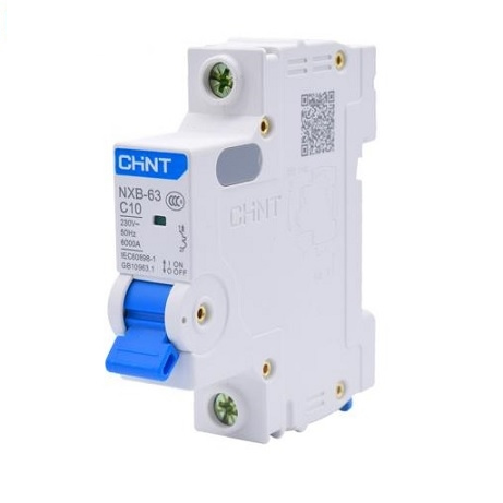 Picture of Cầu dao tự động dạng tép MCB Chint NXB-63-1P-10A 6KA 240-415V