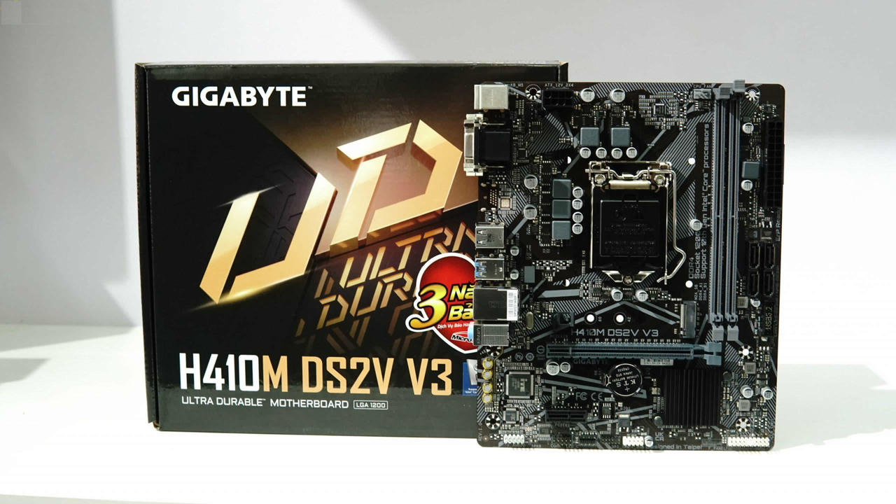 Picture of Mainboard GIGABYTE H410M DS2V V3 (Intel H510/ Socket1200/ rev.1.3 Micro ATX)