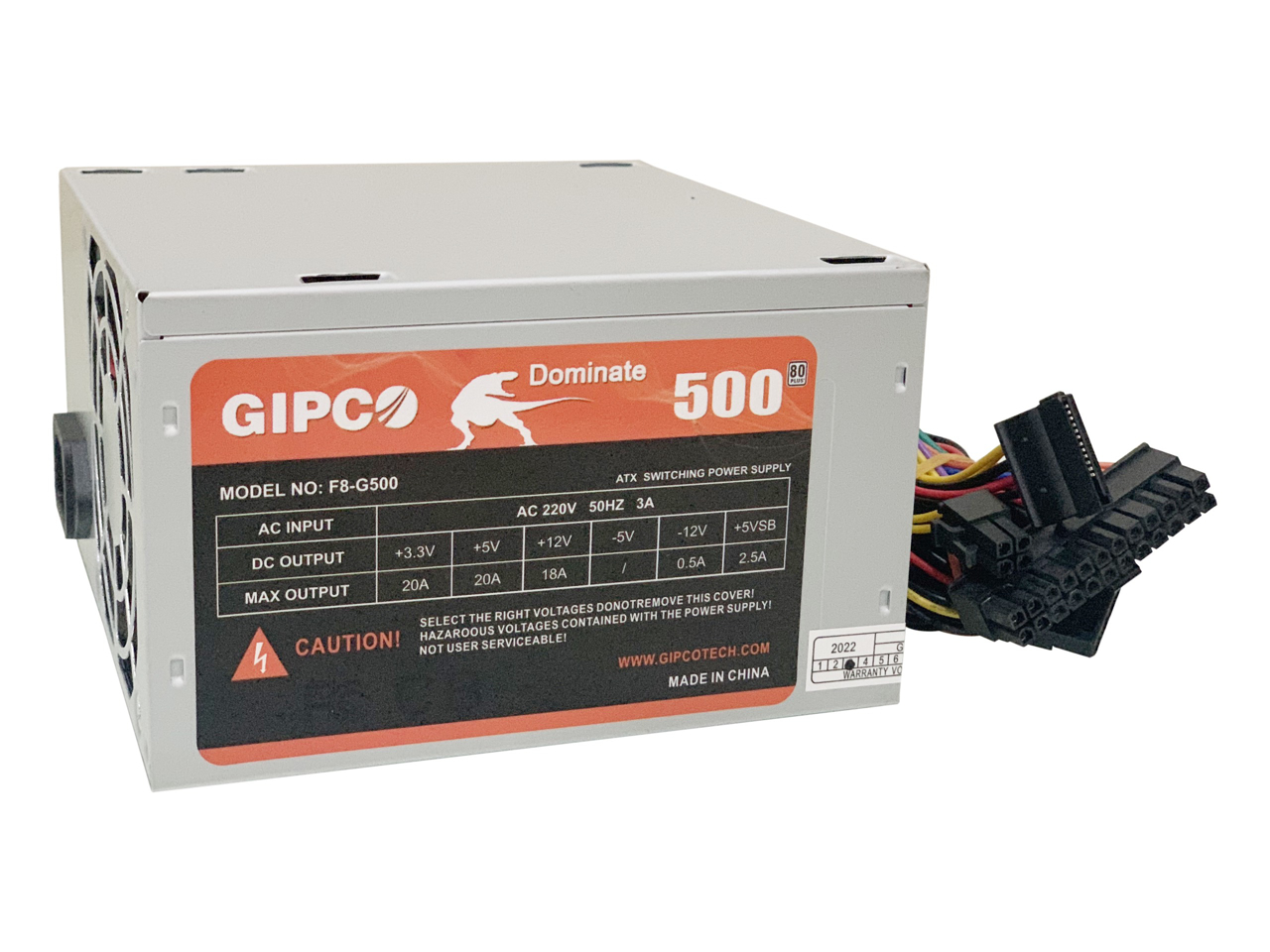 Picture of Nguồn GIPCO 500W Fan 8 Cm