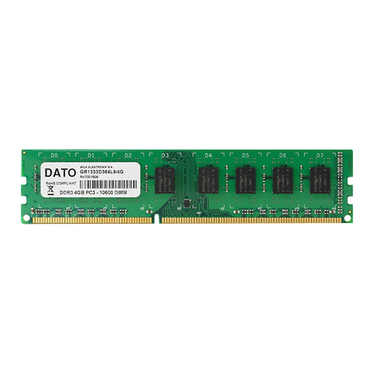 Picture of Ram Dato DDR3 - 4Gb/ 1600