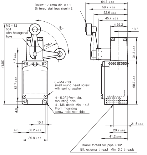 Limit switch Azbil 6LS1-J