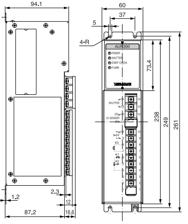 Bộ điều khiển an toàn Azbil AUR300C