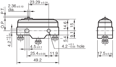 Basic switch Azbil BZ-2R-T4-J