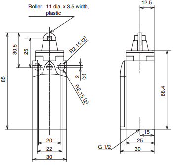 Công tắc hành trình Azbil LJK-N2702F12