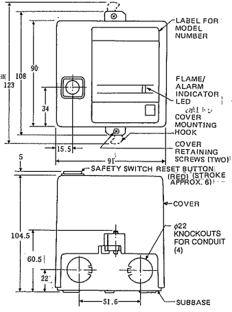 Bộ điều khiển an toàn Azbil R4750B108-2