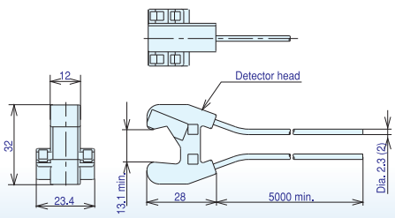 Cảm biến quang Azbil HPF-T032