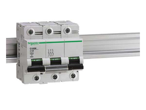 Picture of Cầu dao tự động dạng tép C120N MCB 3P 63A C Curve Schneider 18364
