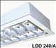 Picture of Máng đèn phản quang loại âm trần LDD 240/A - Duhal