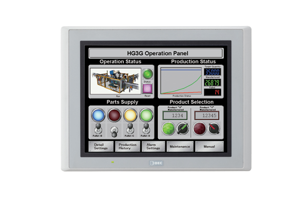 Picture of Màn hình cảm ứng IDEC HG3G-8JT22MF-W