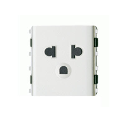 Picture of Ổ cắm 3 chấu có màng che - CLIPSAL - 3426UESTM