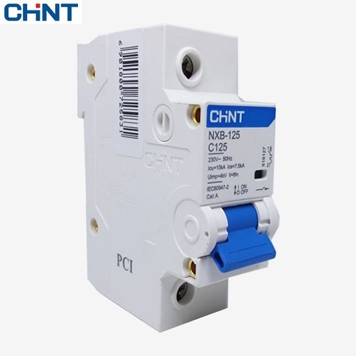 Picture of Cầu dao tự động dạng tép MCB Chint NXB-125-1P-80A 10KA 240-415V