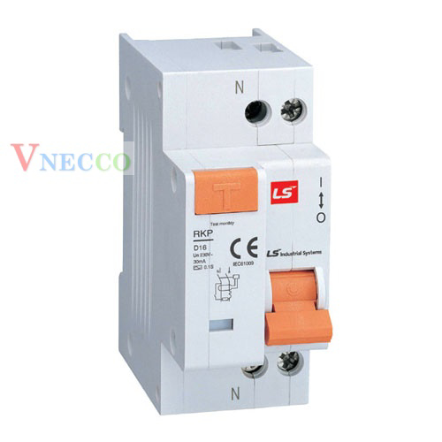 Picture of Cầu Dao Chống Quá Dòng và Chống Dòng Rò Rcbo LS RKP-C10-1+N/300mA