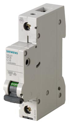 Picture of Cầu dao tự động dạng tép Siemens 10 A 1 cực C characteristic 7.5 kA