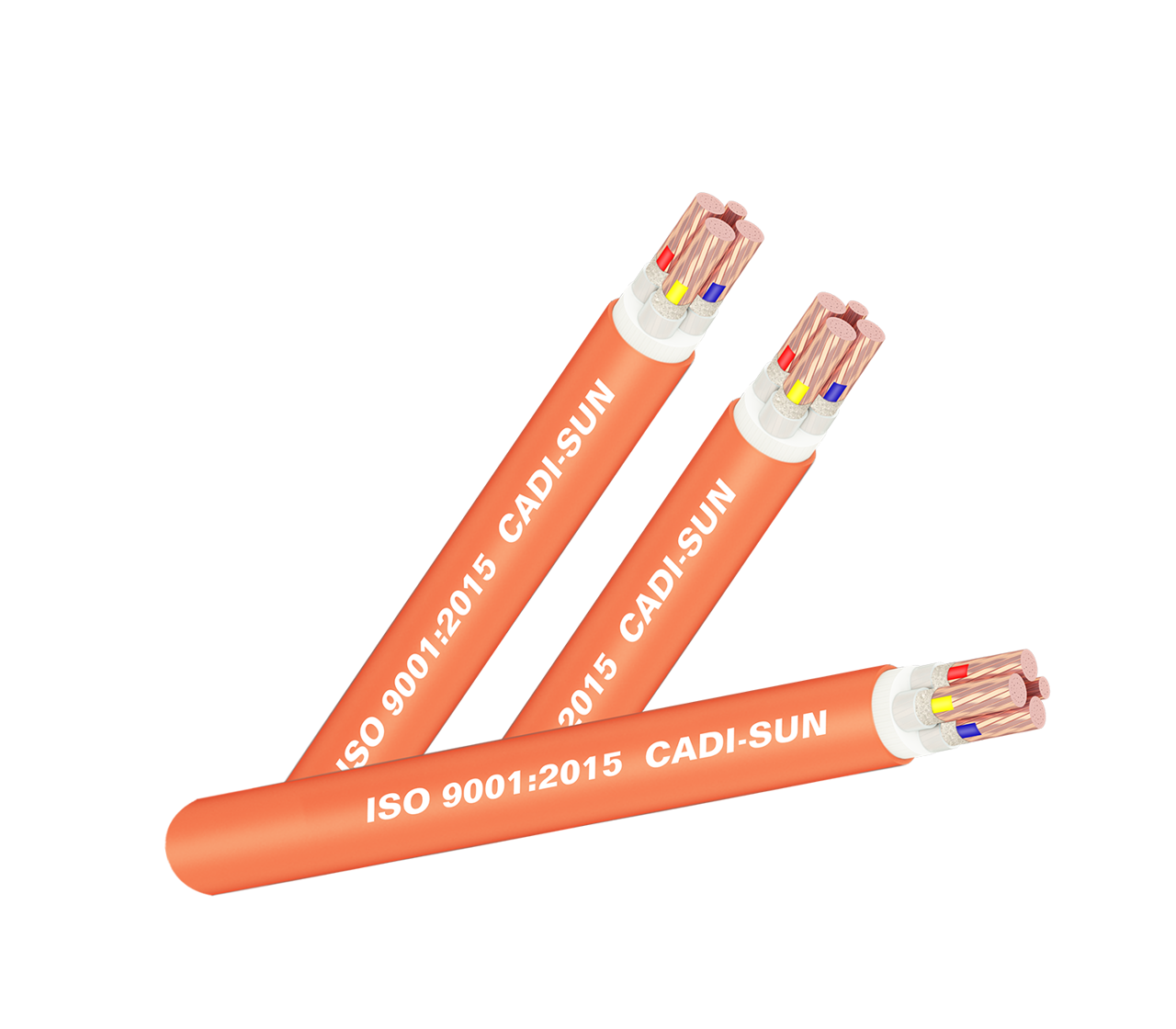 Picture of Cáp đồng chống cháy 4 lõi (1 lõi trung tính nhỏ hơn) bọc cách điện XLPE bọc vỏ PVC FRN-CXV 3x50+1x35 - Cadisun