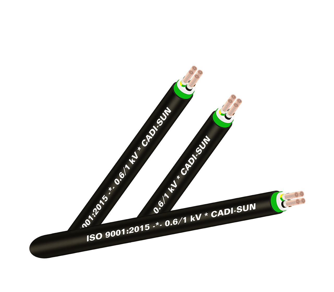 Picture of Cáp cao su 4 ruột bọc cách điện cao su bọc vỏ cao su CRR 4x10 - Cadisun