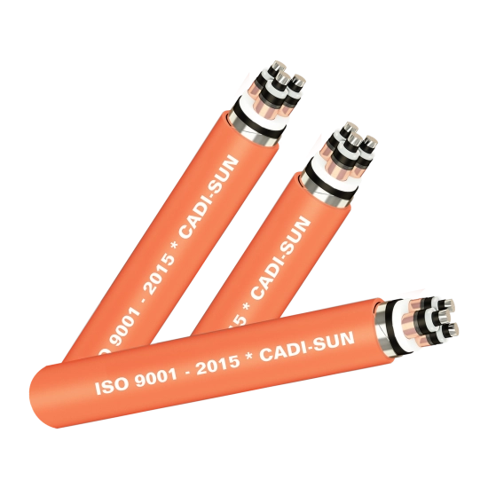 Picture of Cáp ngầm chậm cháy ba lõi đều nhau có giáp bọc cách điện XLPE bọc vỏ PVC FSN-DSTA 3x25 - Cadisun