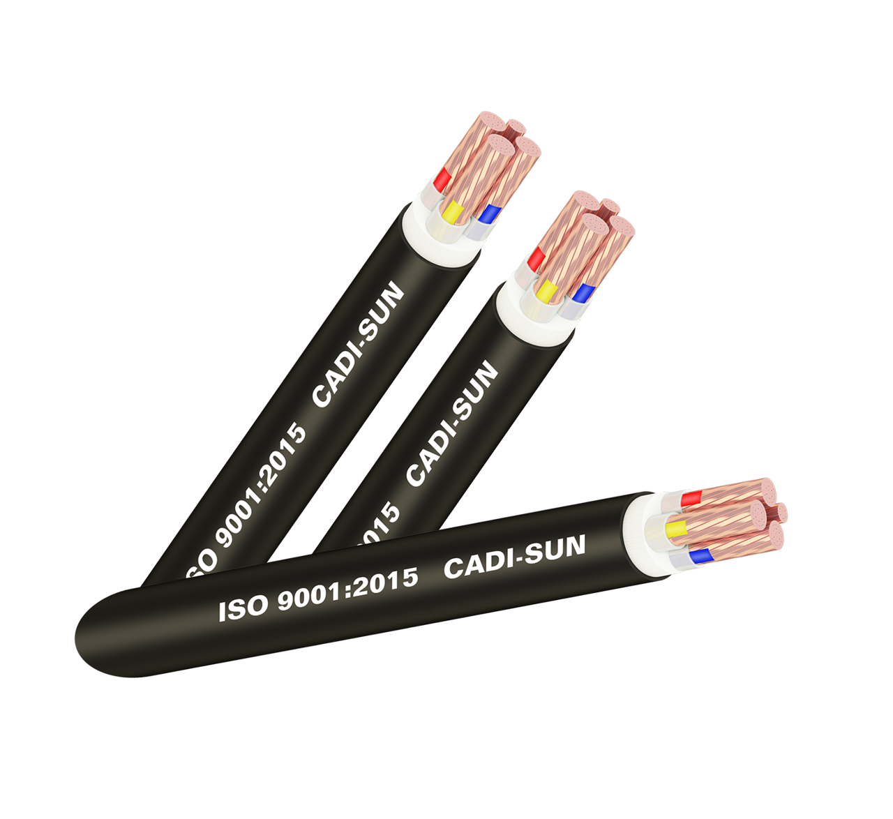 Picture of Cáp đồng 4 ruột bọc cách điện XLPE vỏ bọc PVC/CXV 3x300+1x240 - Cadisun