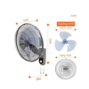 Picture of Quạt treo tường Nanoco NWF1611G Màu Xám