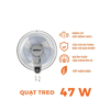 Picture of Quạt treo tường Nanoco NWF1611G Màu Xám