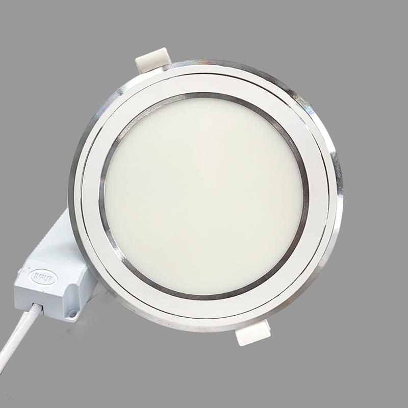 Picture of Đèn led tròn âm trần 12W NSD12CS135 đổi màu siêu mỏng viền bạc