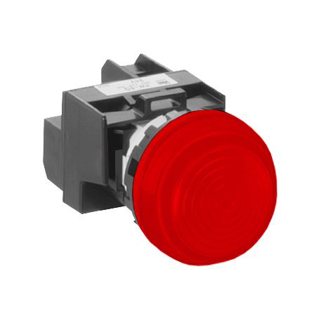 Picture of Đèn báo vòm màu đỏ Ø22 IDEC YW1P-2EQ4R