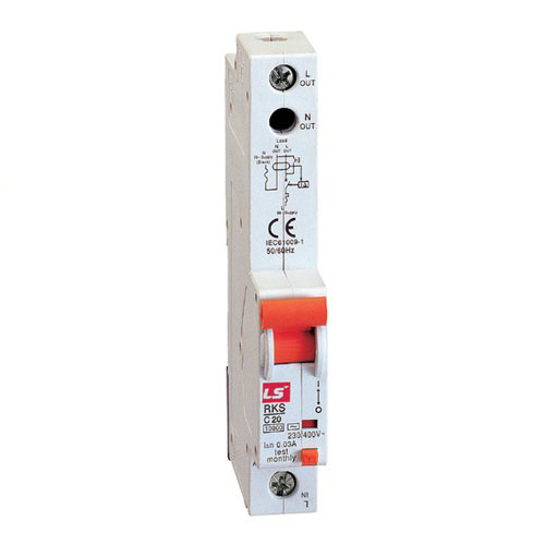 Picture of Cầu Dao Chống Quá Dòng và Chống Dòng Rò Rcbo LS RKS -B16-1+N/100mA